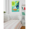 thumbnail image 4 of MARMONT HILL  - 'Orange Boat' by Jill Lambert Painting Print on Wrapped Canvas - Multi-Color 24 x 36, 4 of 5