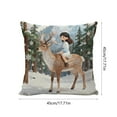 thumbnail image 5 of Under $5 Christmas Throw Pillow Covers 18x18" Pillowcase Cover Christmas Cushion Cover Christmas Decor, 5 of 7