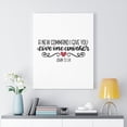 thumbnail image 2 of Scripture Walls New Command I Give You John 13:34 Bible Verse Canvas Christian Wall Art Ready to Hang Unframed, 2 of 7