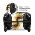 thumbnail image 4 of Disketp Sunflowers Leaves And Birds Elastic Travel Luggage Cover Travel Suitcase Protective Cover For Trunk Case Apply To 18''-32'' Suitcase Cover (Luggage not included)-Small, 4 of 9