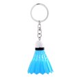 thumbnail image 3 of OPOLSKI Mini Badminton Pendant Keychain Key Ring Holder Backpack Pouch Sky Blue, 3 of 8