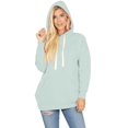 thumbnail image 2 of Womens Basic Oversized Hooded Pullover Sweatershirt Sweater, 2 of 4