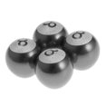 thumbnail image 2 of 4PCS Gris Rueda Neumático Neumático Válvula Vástagos Tapas de Cubierta de Polvo de Aire para Coche Camión 8 Yotijar Tapa de los vástagos de la válvula de aire del neumático de la rueda, 2 of 7