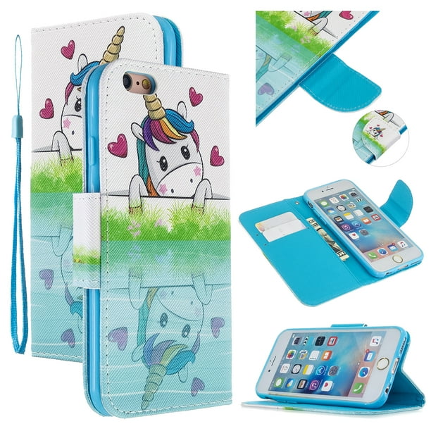 Iedereen druk Met andere woorden iPhone 6S Plus Case, iPhone 6 Plus Case, Allytech Slim Folio Flip PU Leather Kickstand Cards Slots Cash Pocket Strap Protective Wallet Case Cover for Apple iPhone 6 Plus/ iPhone 6S Plus,Unicorn - Iedereen druk Met andere woorden iPhone 6S Plus Case, iPhone 6 Plus Case, Allytech Slim Folio Flip PU Leather Kickstand Cards Slots Cash Pocket Strap Protective Wallet Case Cover for Apple iPhone 6 Plus/ iPhone 6S Plus,Unicorn -