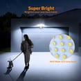 thumbnail image 3 of Luz de seguridad solar LEPOWER 1600LM con sensor de movimiento IP65, 3 of 8