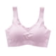 thumbnail image 1 of Gibobby Sujetador deportivo de yoga para mujer Sujetador con escote en V profundo Bralette Sujetador sin costuras inalámbrico Brasieres para mujer(Rosa,G), 1 of 2
