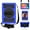 Blue+Black, variant on Dteck For Tab A7 10.4 Case 2020 T500 T505 Heavy Duty Rugged 3 Layer Full Body Shockproof Protective Covers with 360 Rotate Stand /Hand Strap/ Should Belt /Pencil Holder, Purple+Black