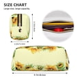 thumbnail image 4 of Rocae Sunflowers On A Yellow Background for Multifunctional Pen Organizer with Zipper Closure, Ideal for Tools, Gadgets, Cosmetics, Stationary,Travel Accessary, 4 of 5