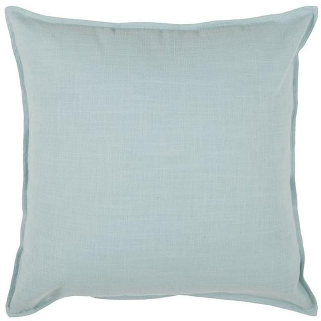 HomeRoots 403524 Bleu Solide Léger Texturé Coussin Moderne