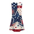 thumbnail image 4 of Dresses for Women Summer Wrap Independence Day A-Line Sleeveless Dress Fashion Casual Wedding Guest 4th of July V Neck Sundress, 4 of 6