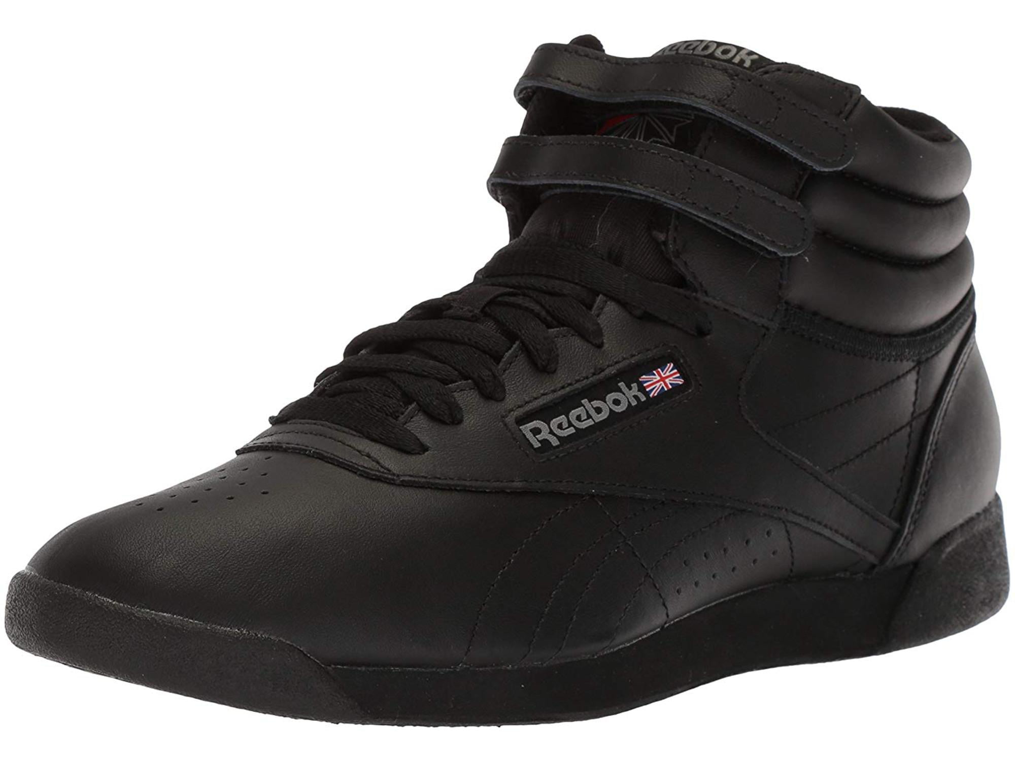 Reebok - reebok 71 classic leather hi top sneaker - black - Walmart.com
