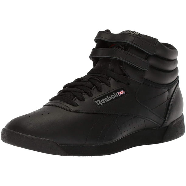 reebok 71 classic leather hi top sneaker - black - Walmart.com