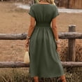 thumbnail image 4 of Women's Fashion Dress Cienvnstg Flowy Dress for Women for Everyday Wear New Women's Party Dress, 4 of 4