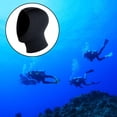 thumbnail image 4 of Traje de buceo de neopreno con capucha para adultos, elástico, térmico, impermeable, gorro de snorkel para la cabeza 3 mm, 4 of 9