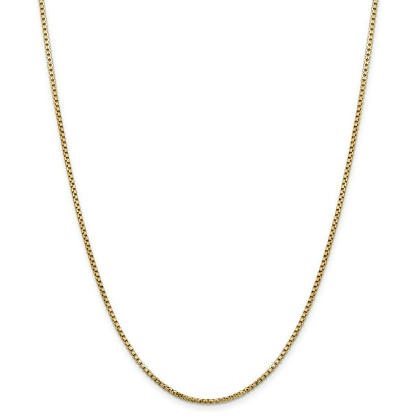 Primal Gold Primal Gold 14 Karat Yellow Gold 1.75mm Hollow Round Box Chain Primal Gold Primal Gold 14 Karat Yellow Gold 1.75mm Hollow Round Box Chain
