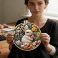 thumbnail image 1 of Easter Bunny Embroidery For Beginners DIY Art With Threads Needle And Pattern, 1 of 5