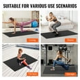 thumbnail image 6 of VEVOR Exercise Mat, Non Slip High Density Premium Yoga Mat, Exercise Yoga Mat for Men & Women, Fitness & Exercise Mat with Bag & Carry Strap, for All Types of Home Yoga, Floor Workout (6x4ft), 6 of 9