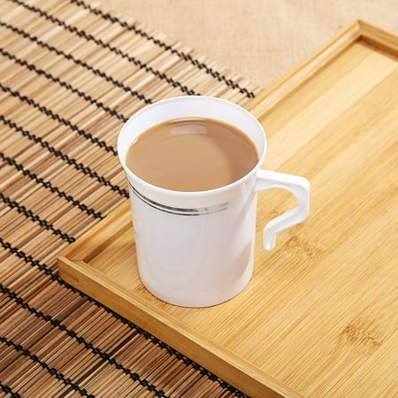 Catering Ideas For Christmas Party Efavormart 40 Pcs - 8oz Disposable Plastic Coffee Cups for Catering Wedding Birthday Party Banquet Events - Tres Chic Collection ()
