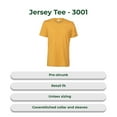 thumbnail image 2 of BELLA + CANVAS CVC Jersey Tee for Men, Eco-friendly Cotton/Poly Blank Shirt, Single Pack, Heather Mustard, 2XL, 2 of 4