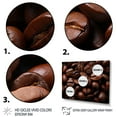 thumbnail image 3 of Designart "Macro Food Coffee Beans painting" Food & Beverage Canvas Art Print, 3 of 5