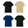 thumbnail image 3 of Playera Ovesize Varios Colores Paquete 4 Pz Algodon Peinado, 3 of 6
