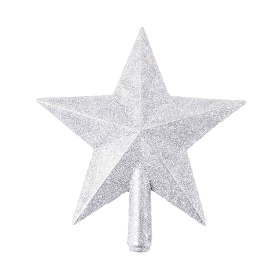 LeeQinersw Star for Christmas Tree Top Pendant Festival Gifts for Holiday Indoor Window Silver