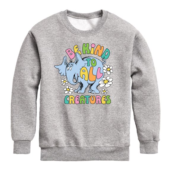 Horton - Graphic Long Sleeve Fleece Sweatshirt