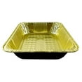 thumbnail image 2 of Handi-Foil 1/2 Half-Size Deep Premium Black & Gold Aluminum Steam Table Pan (pack of 100), 2 of 6