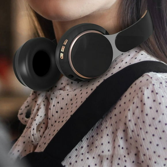 Auriculares inalámbricos premium con para SD Ranura para tarjeta y micrófono incorporado