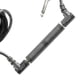 thumbnail image 3 of Negro Guitarra Audio Cable Adaptador Conector 6.35mm / 0.25 '' Joiner, 3 of 4