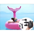 thumbnail image 4 of Inflador eléctrico portátil Bomba de aire deflactora con 3 boquillas para acampar Piscina de fuelle hinchable Cojín inflable Colchones de aire Anillos 3 en 1 Baoblaze Bomba de aire portátil, 4 of 8