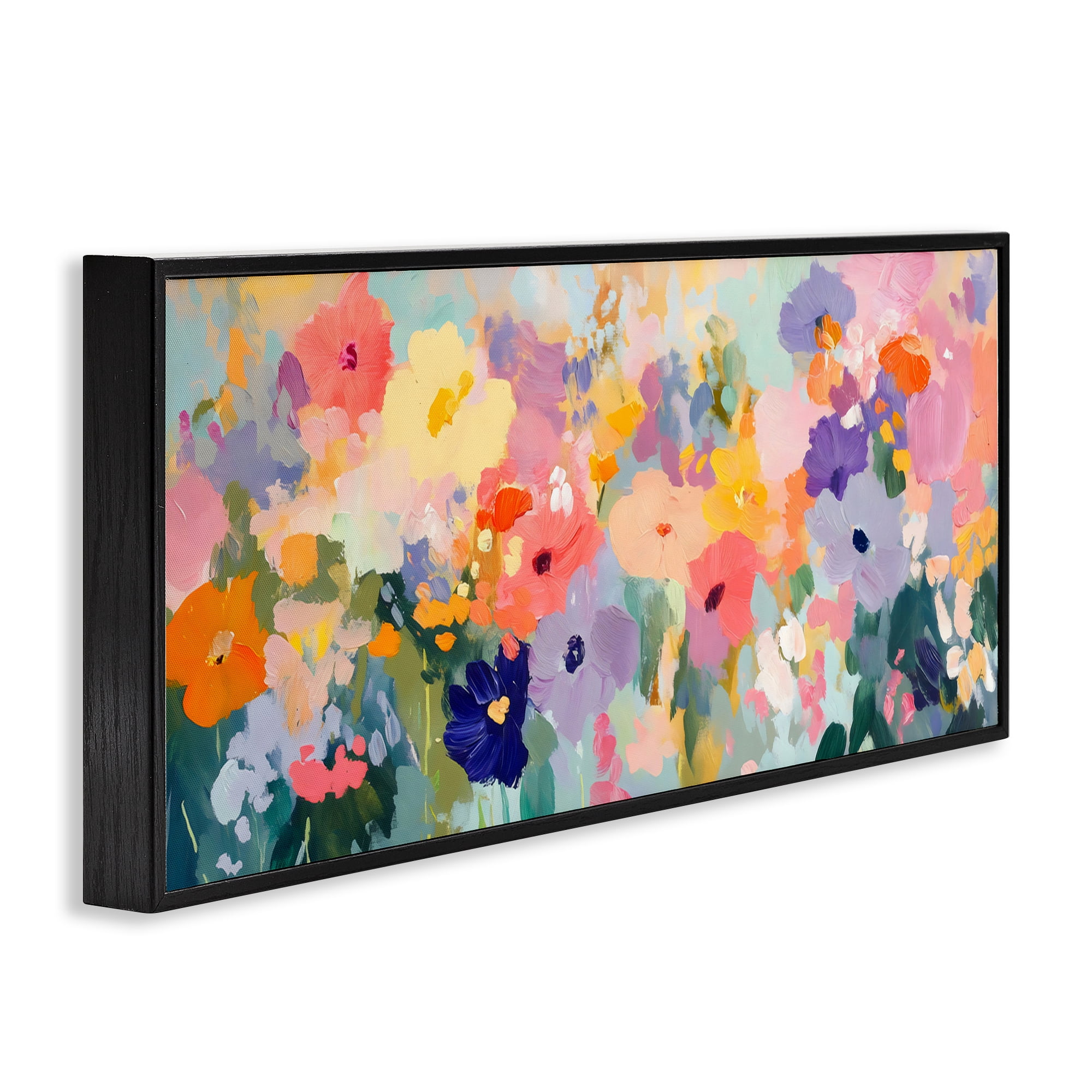 Stupell Industries Colorful Garden Variations Black Framed Giclee Art, design by Creative Studio