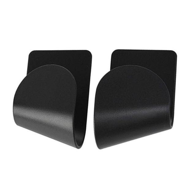 2 uds. Soporte para tapa de olla, soporte colgante montado en la pared para cubierta de olla, organizador de cocina, estante de almacenamiento de Almacenamiento y organización del hogar Negro Yuarrent HA003109-02