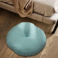 thumbnail image 1 of Almohada redonda para el suelo, cojín para el suelo, cojín multifuncional de primera calidad para meditación, cojín de meditación para adultos y niños Azul, 1 of 10