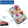thumbnail image 4 of Ice Cream Printed Furry Soft 12.5x8.2 Inch Car Armrest Mat Cover Accessories, 4 of 6