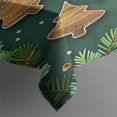 thumbnail image 5 of Rectangle Table Cover New Christmas Tree Pine Tree Tablecloth,Pattern Foldable Table Covers for Picnic Party Halloween Fall Thanksgiving Christmas, 5 of 5