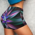 thumbnail image 6 of Rocae Colored Abstract for Women's Quick-Dry Running Shorts,Ladies Active Athletic Apparel Yoga Workout Gym Running Volleyball Spandex Shorts XX-Large, 6 of 9