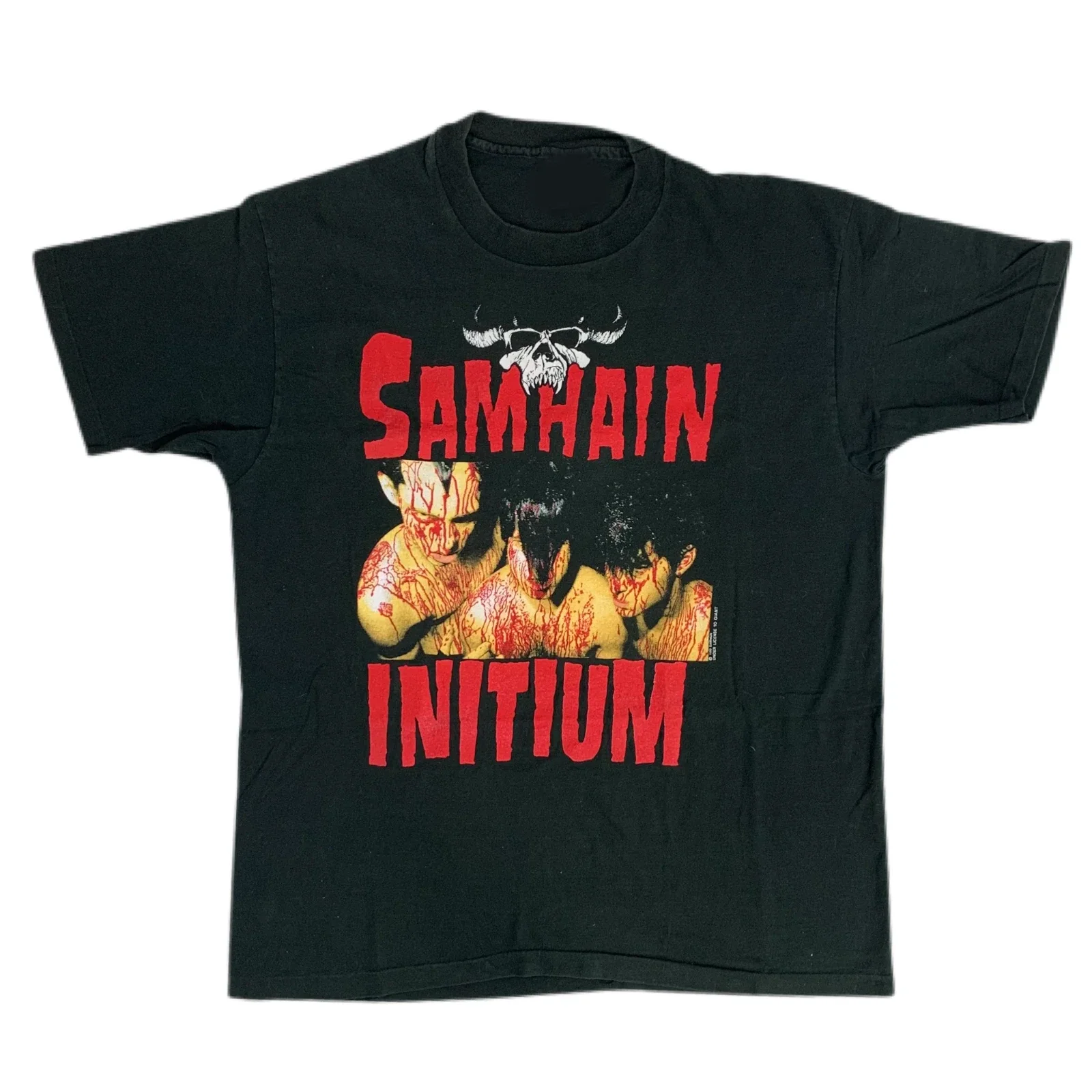 RARE Vintage Samhain Initium Death Dealer 2sides T-Shirt s to 5xl SE257 FREE SHIPPING