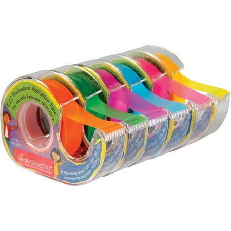 UPC: 0192407006843 | E.Z.C. Fluorescent Highlighter Tape – 1/2-in Wide – 60-ft Long