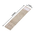 thumbnail image 3 of Efavormart 10 Pack Antique Diamond Rhinestone Napkin Ring With Self Adhesive Strip for Dinner Parties, Holidays, Family Gatherings  - Gold, 3 of 11