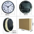 thumbnail image 5 of 90Mm Plastic Rim Quartz Clock Fitupinsert Suitable For Replacing Clock Faces, 5 of 7