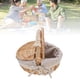 thumbnail image 5 of Gran 15.4 Canasta De Picnic De Picnic De Mimbre Cestas De Picnic Vacías Con Tapa, Cesta De Picnic Con Manijas Plegables Para Picnic, Cuerpo A Cuadros, Cuerpo Tejido Resistente, 5 of 7