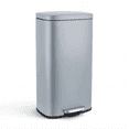 thumbnail image 3 of TLSUNNY 8 Gallon Step-on Trash Can, 30L Stainless Steel Kitchen Bin with Quiet Close Lid & Pedal, for Home, Office, 3 of 12