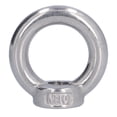 thumbnail image 1 of Wchiuoe Écrou de Levage en Forme d'Anneau Écrou de Levage Marin, 10pcs Écrou de Levage en Acier Inoxydable Outillage de Fixation en Forme d'Anneau pour Machines Forestières, 1 of 8