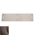 thumbnail image 7 of Baldwin 2121 3 Inch x 12 Inch Solid Brass Square Edge Push Plate, Satin Black, 7 of 7