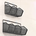 thumbnail image 5 of Wall Mounted Storage Rack Onion Ginger Garlic Condiments Spice Kitchen Shelf Punch-Free Vegetable Fruit Drain Basket Kitchen, 5 of 16