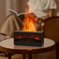 thumbnail image 2 of Fireplace Flame Air Diffuser Humidifier, 7 Colors Aromatherapy Essential Oil Diffuser, 150ml Ultrasonic Aroma Humidifier with Remote, 3 Gears Timer Shutdown for Home Bedroom Office Yoga, 2 of 8