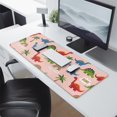 thumbnail image 2 of Long Mouse Pads for Desk,Pink Dinosaur and Rainbow Pattern Desk Mats on Top Of Desks, Desk Mouse Pad Extra Large with 3mm Non-Slip Base and Stitched Edge for Gaming,Office,Work,Home 31.5"x11.8", 2 of 6