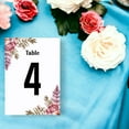 thumbnail image 2 of Painting Table Cards Number 1-50 Double Sided For Wedding Reception Event Party Baby Shower Birthday 4x6, 2 of 3
