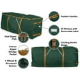 thumbnail image 3 of Covermates Keepsakes Christmas Tree Rolling Cinch Bag - Superior Protection - Padded Handles - Holiday Storage, Green, 3 of 9